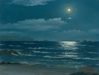 Vollmond, Pichilemu, Chile, 1958